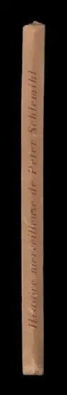 Histoire Merveilleuse de Peter Schlemihl