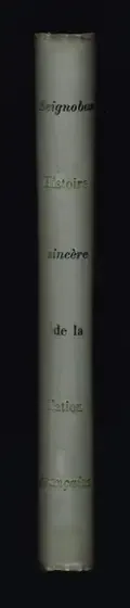 Histoire sincère de la Nation Française